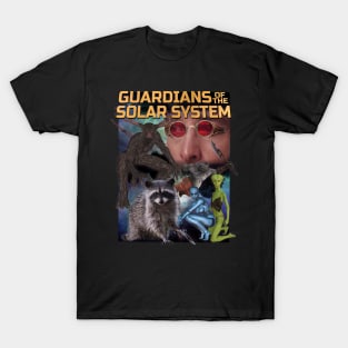 GUARDIAN OF THE SOLAR SYSTEM Movie Poster Funny MCU Super Hero Knock Off Boot Worst Parody But A Good Gift Idea T-Shirt